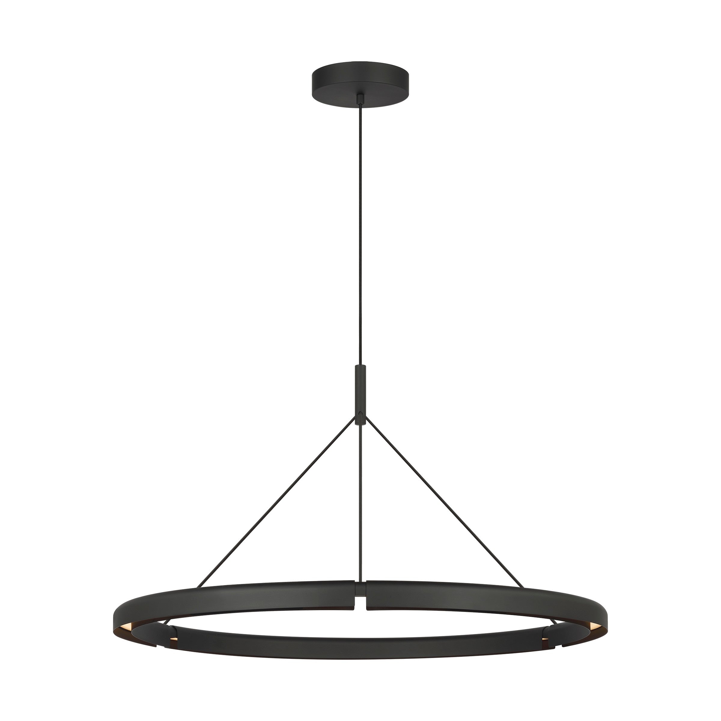Visual Comfort Modern - PBCH80427B - LED Chandelier - Cloak - Nightshade Black