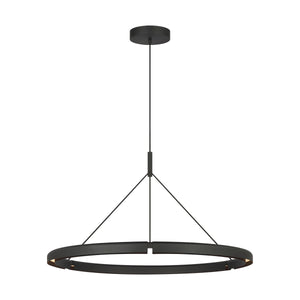 Visual Comfort Modern - PBCH80427B - LED Chandelier - Cloak - Nightshade Black