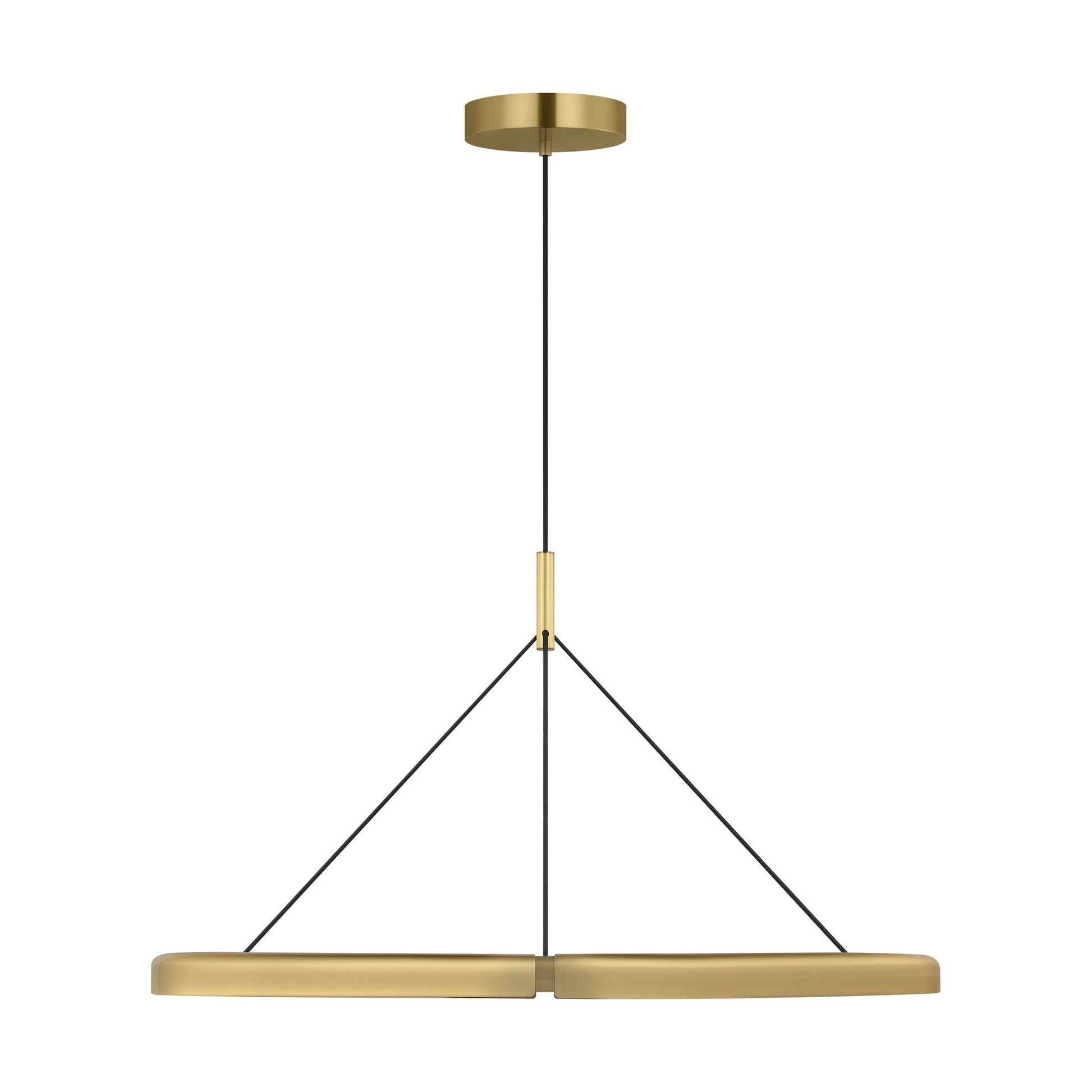 Visual Comfort Modern - PBCH80427HAB - LED Chandelier - Cloak - Hand-Rubbed Antique Brass