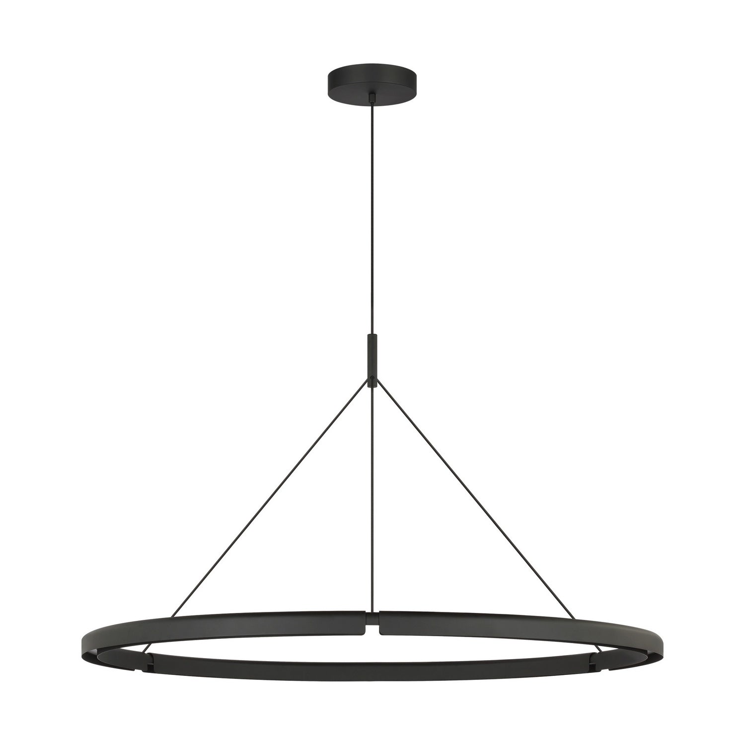 Visual Comfort Modern - PBCH80527B - LED Chandelier - Cloak - Nightshade Black