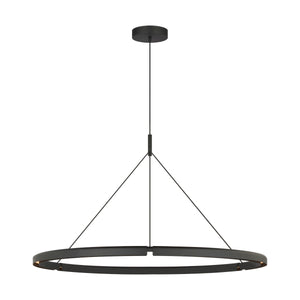 Visual Comfort Modern - PBCH80527B - LED Chandelier - Cloak - Nightshade Black