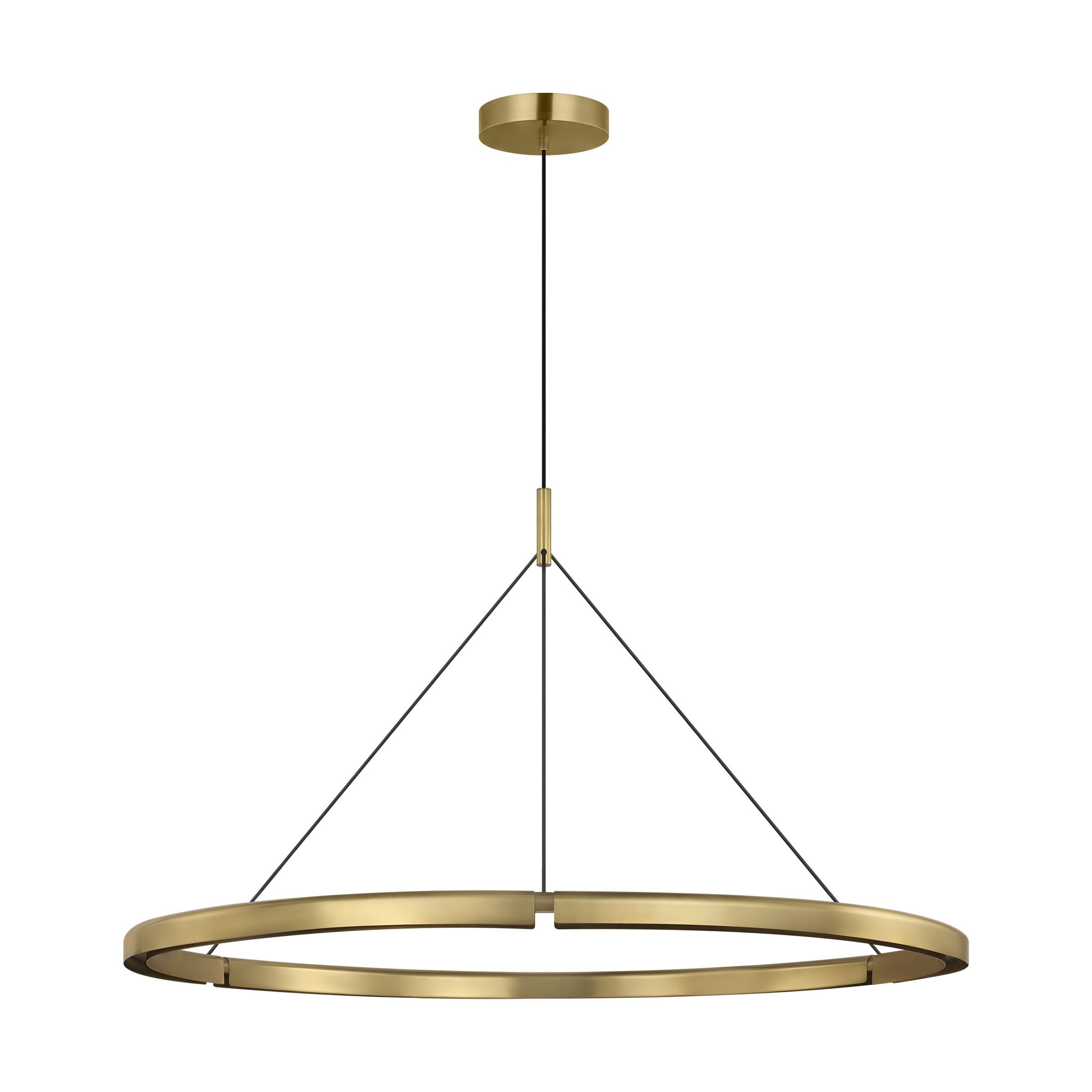 Visual Comfort Modern - PBCH80527HAB - LED Chandelier - Cloak - Hand-Rubbed Antique Brass