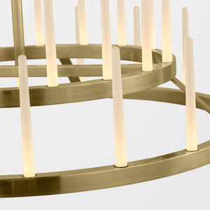 Visual Comfort Modern - SLCH81022HABEG - LED Chandelier - Sagrada - Hand-Rubbed Antique Brass