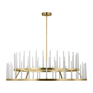 Visual Comfort Modern - SLCH81222HABEG - LED Chandelier - Sagrada - Hand-Rubbed Antique Brass