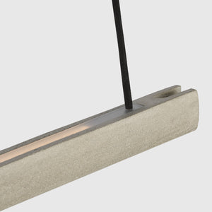 Visual Comfort Modern - MDLS79727BHC - LED Linear Chandelier - Lino - Honed Concrete