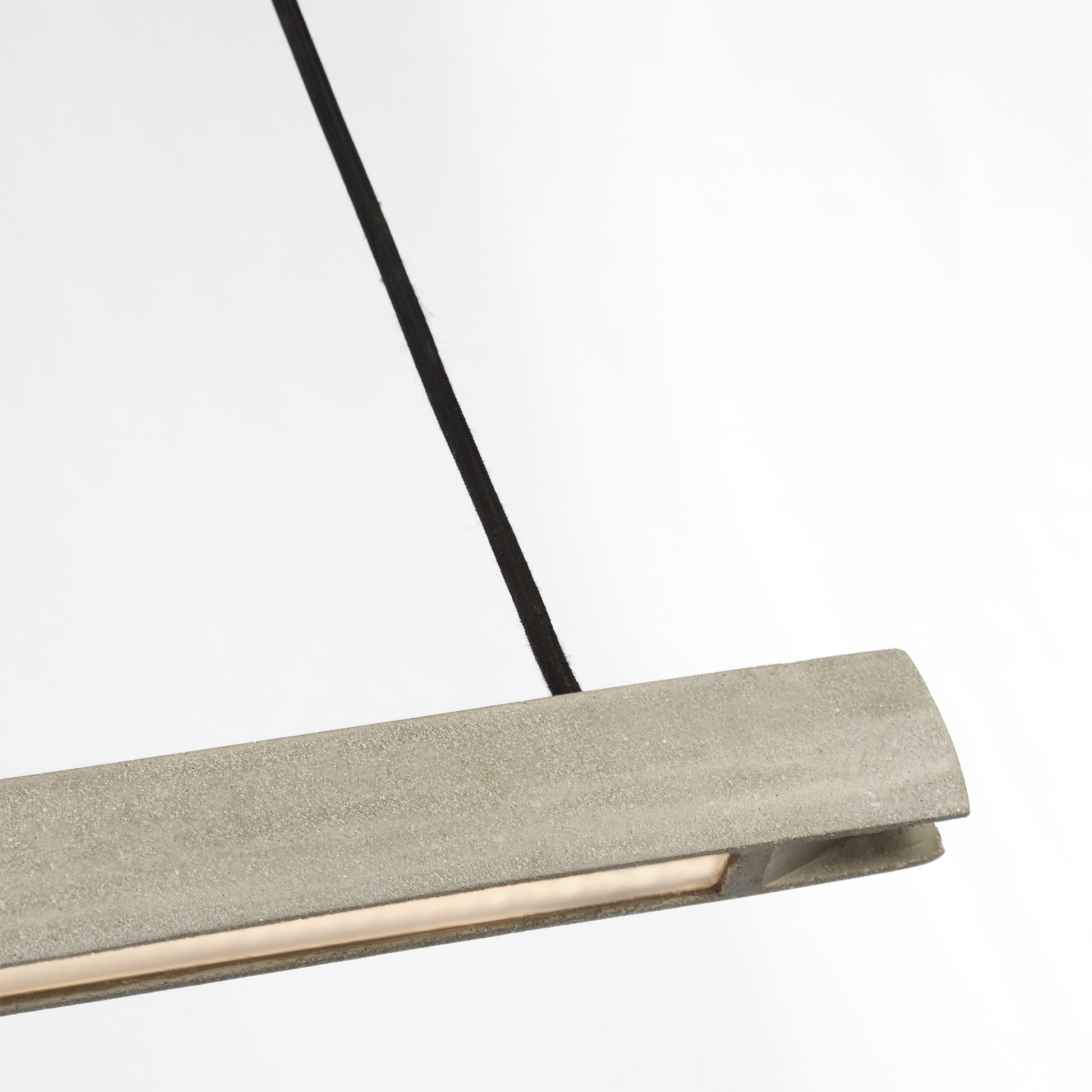 Visual Comfort Modern - MDLS79827BHC - LED Linear Chandelier - Lino - Honed Concrete