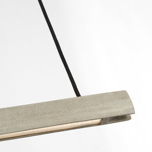 Visual Comfort Modern - MDLS79827BHC - LED Linear Chandelier - Lino - Honed Concrete