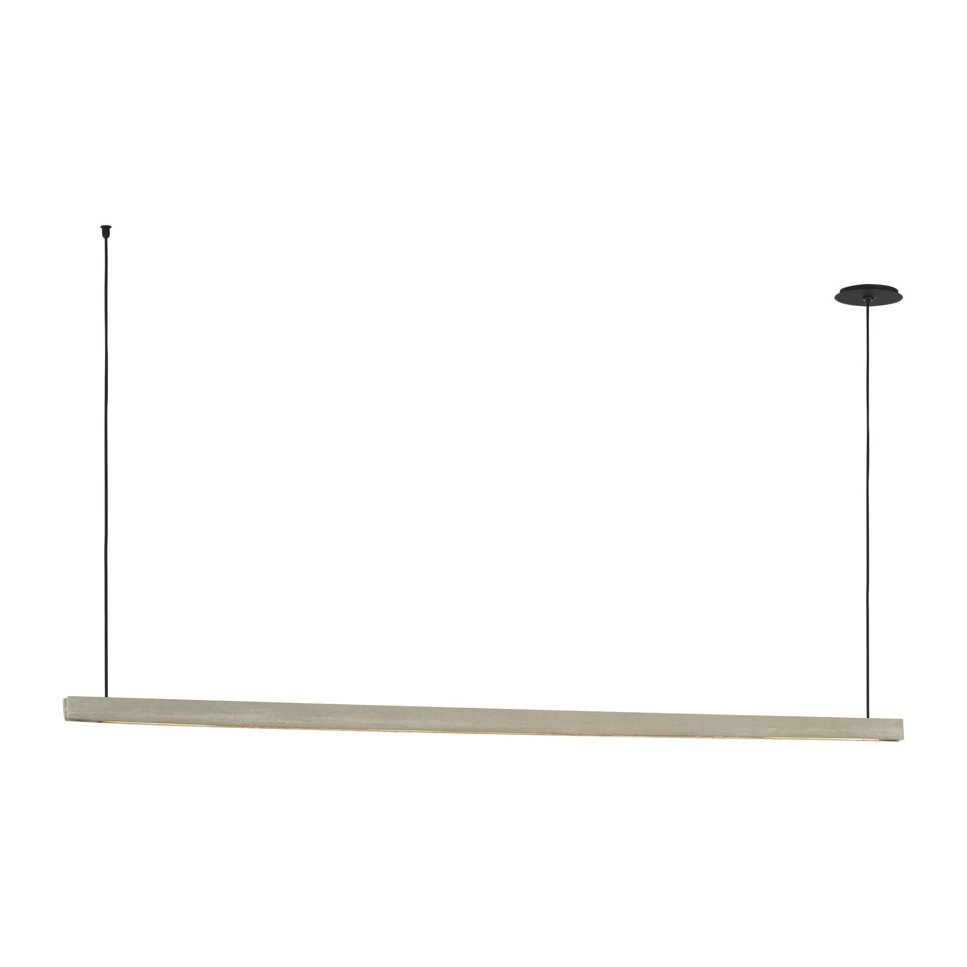 Visual Comfort Modern - MDLS79827BHC - LED Linear Chandelier - Lino - Honed Concrete