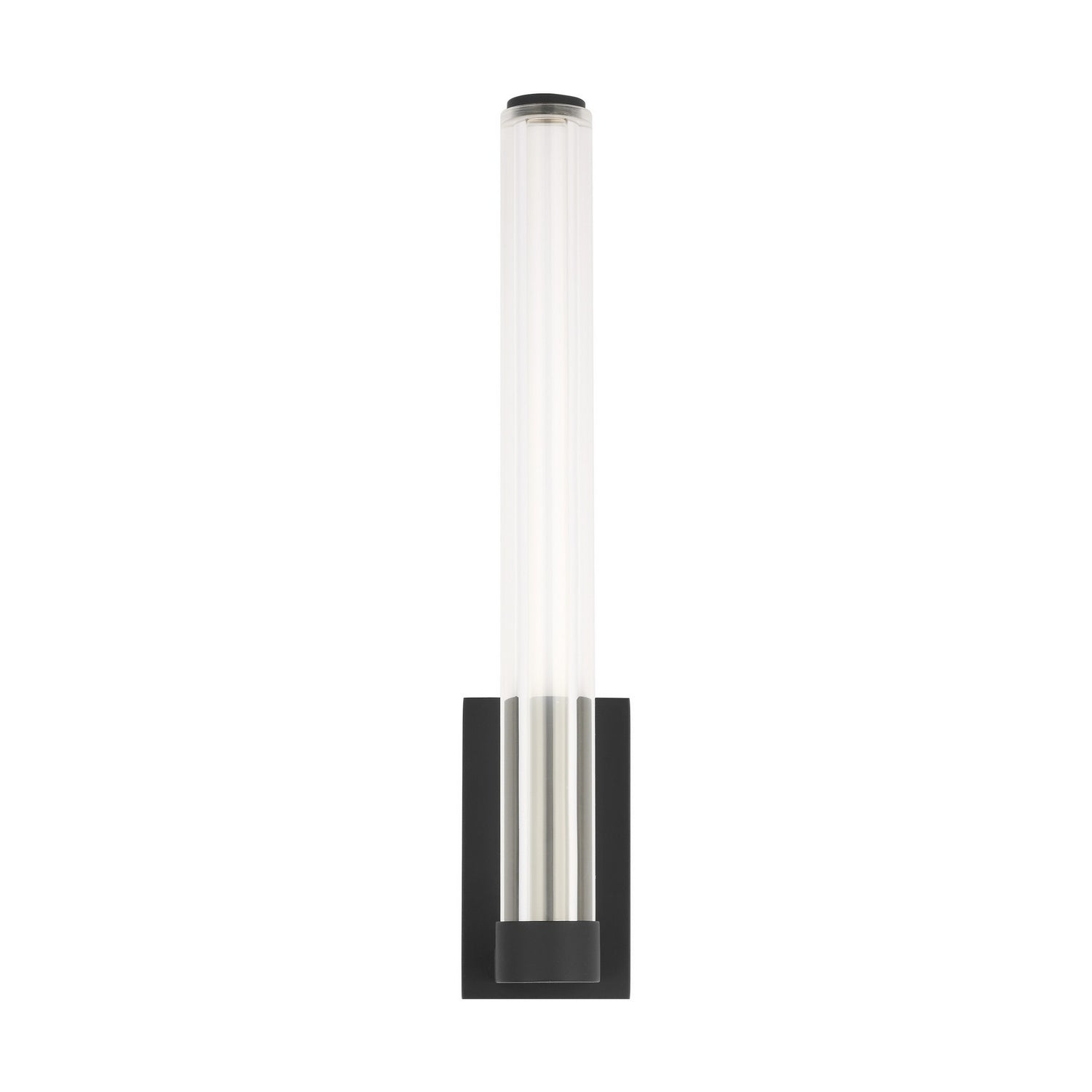 Visual Comfort Modern - SLWS84527BCA - LED Wall Sconce - Reiya Round - Nightshade Black