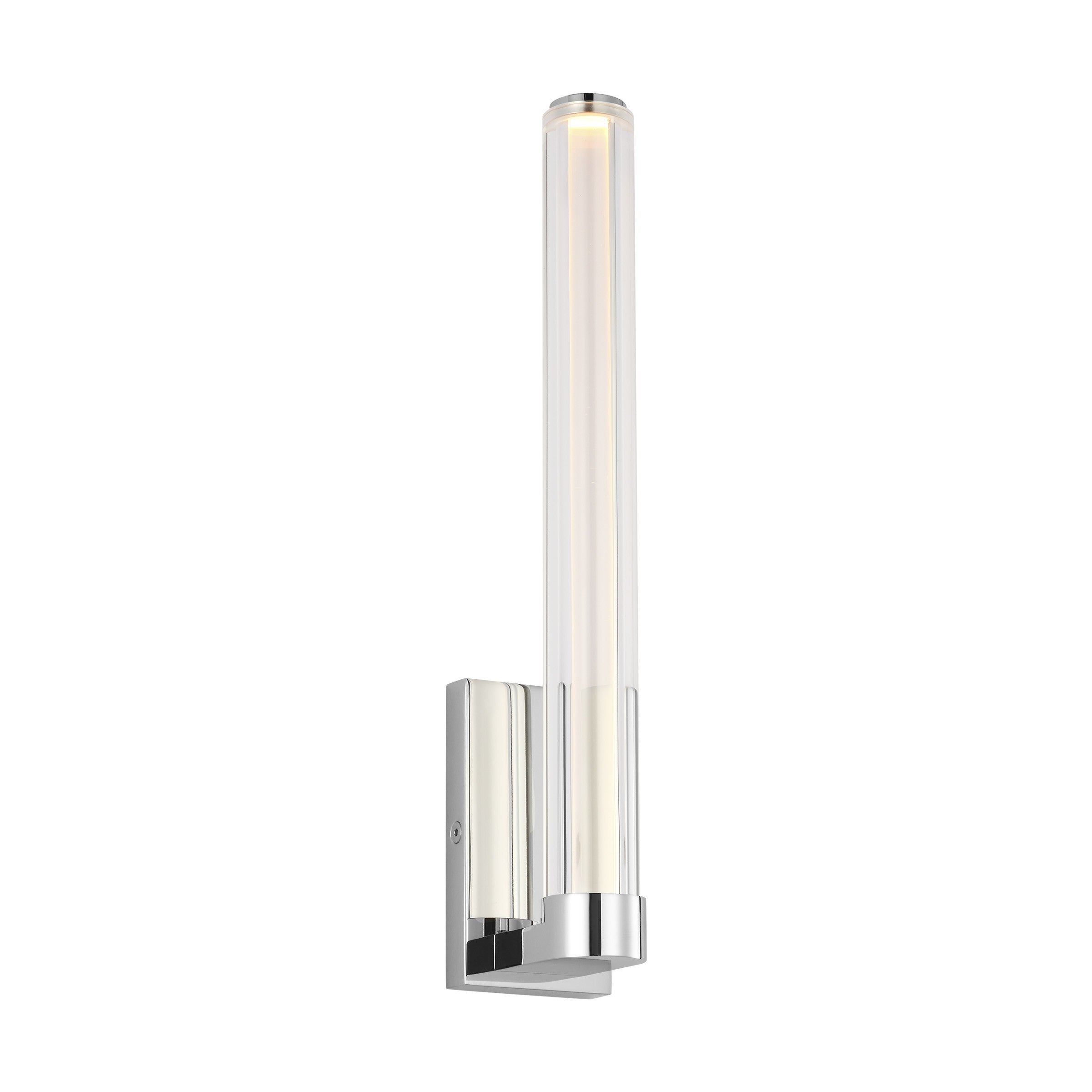 Visual Comfort Modern - SLWS84527CHCA - LED Wall Sconce - Reiya Round - Chrome