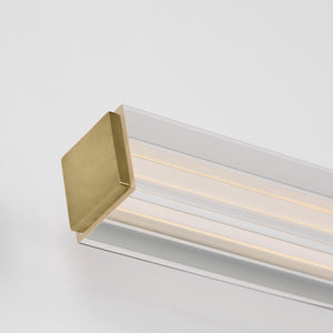 Visual Comfort Modern - SLV84827HABCA - LED Vanity - Reiya Square - Hand-Rubbed Antique Brass