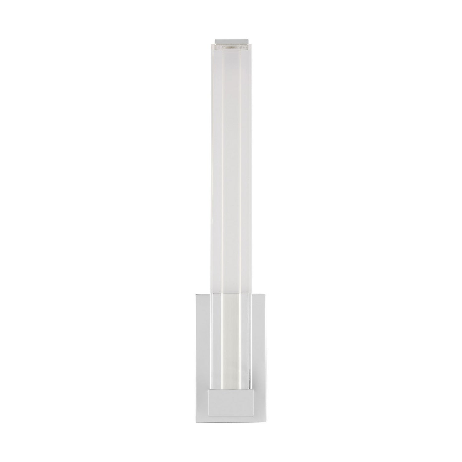 Visual Comfort Modern - SLWS84927CHCA - LED Wall Sconce - Reiya Square - Chrome