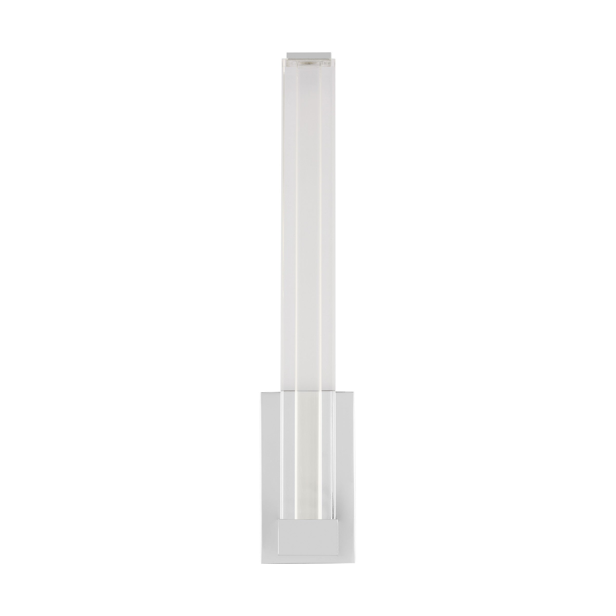 Visual Comfort Modern - SLWS84927CHCA - LED Wall Sconce - Reiya Square - Chrome