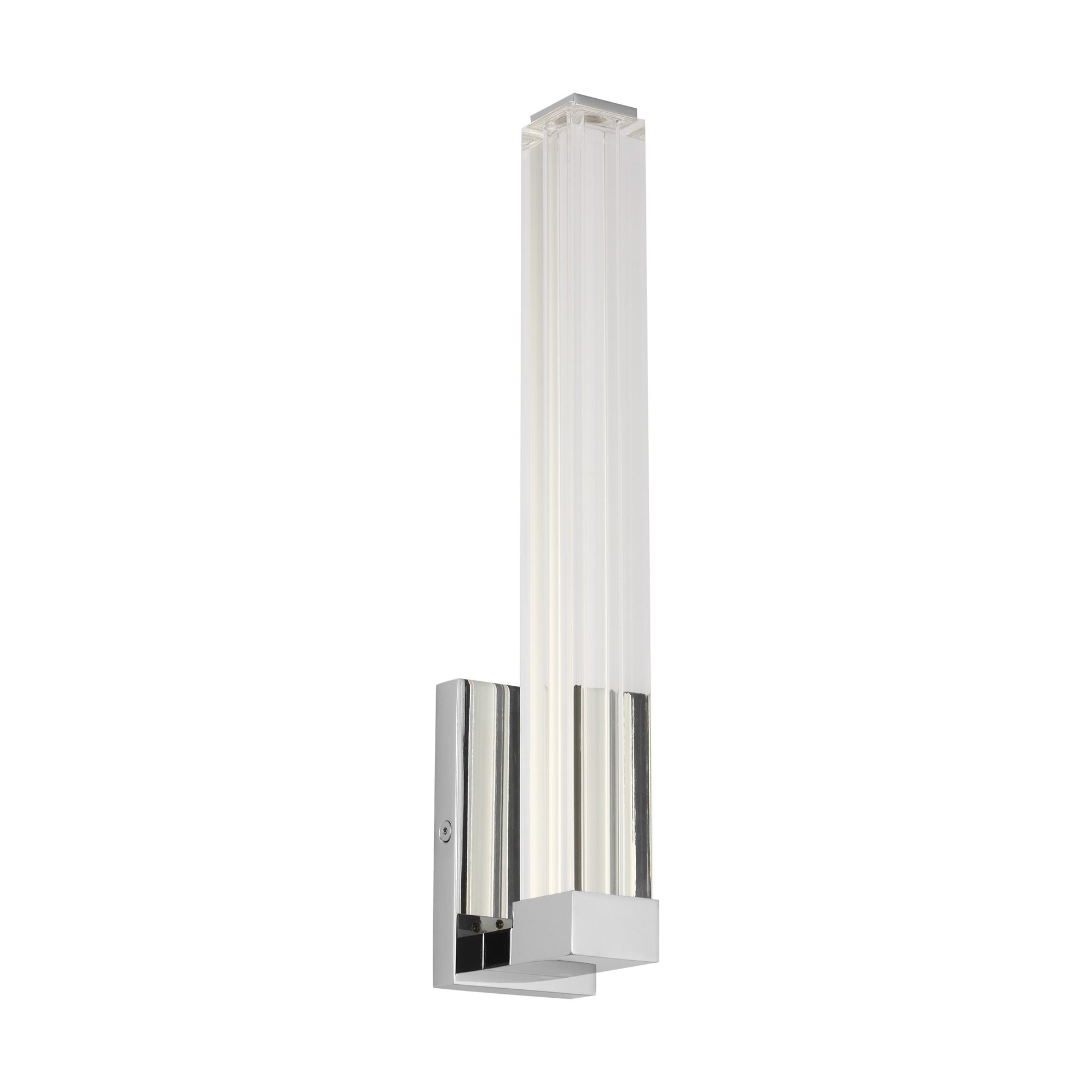 Visual Comfort Modern - SLWS84927CHCA - LED Wall Sconce - Reiya Square - Chrome