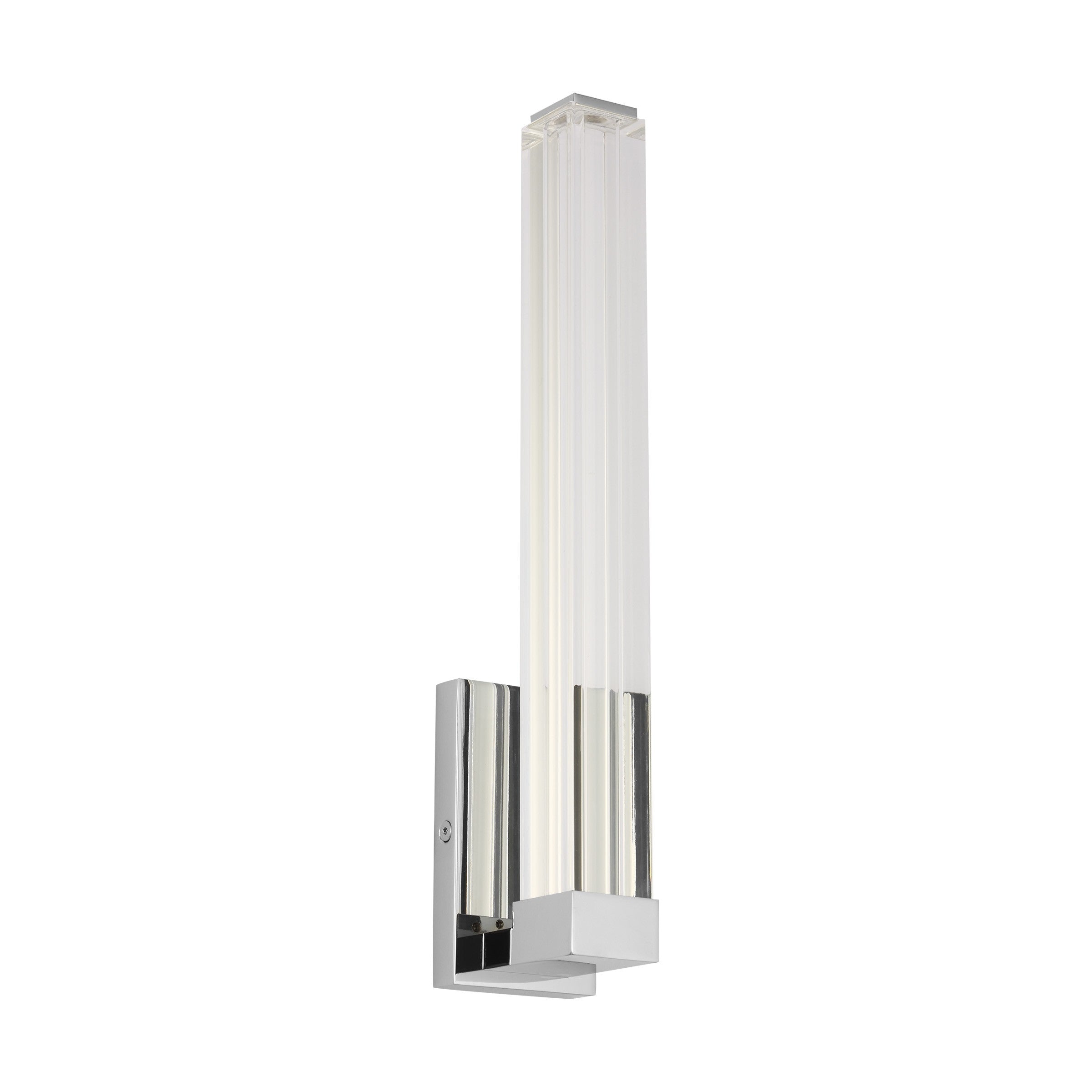 Visual Comfort Modern - SLWS84927CHCA - LED Wall Sconce - Reiya Square - Chrome