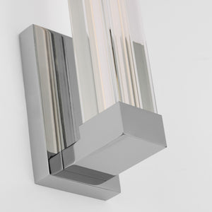 Visual Comfort Modern - SLWS84927CHCA - LED Wall Sconce - Reiya Square - Chrome