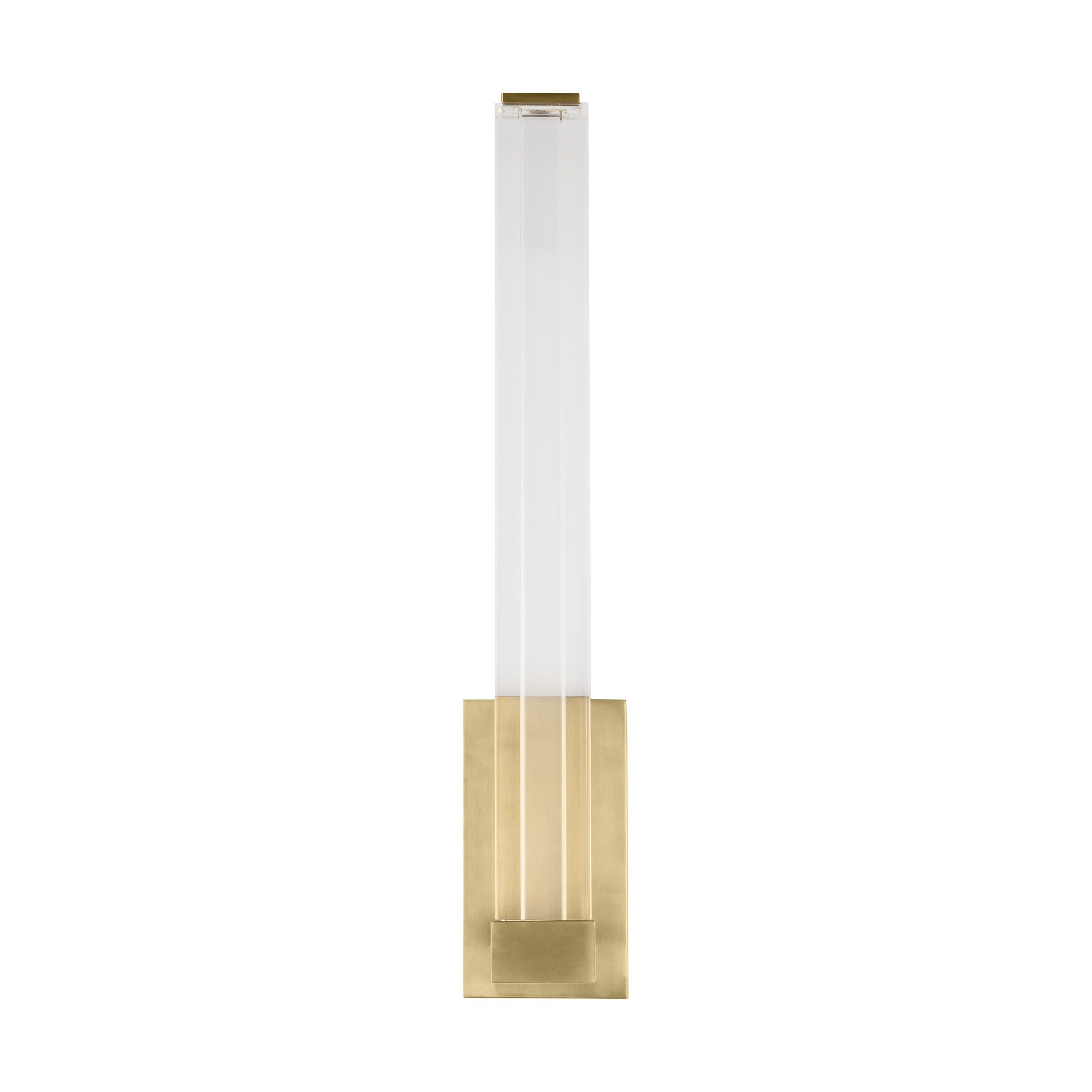 Visual Comfort Modern - SLWS84927HABCA - LED Wall Sconce - Reiya Square - Hand-Rubbed Antique Brass