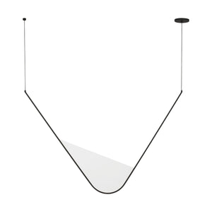 Visual Comfort Modern - SLCH835SCTB - LED Chandelier - Mizu - Nightshade Black