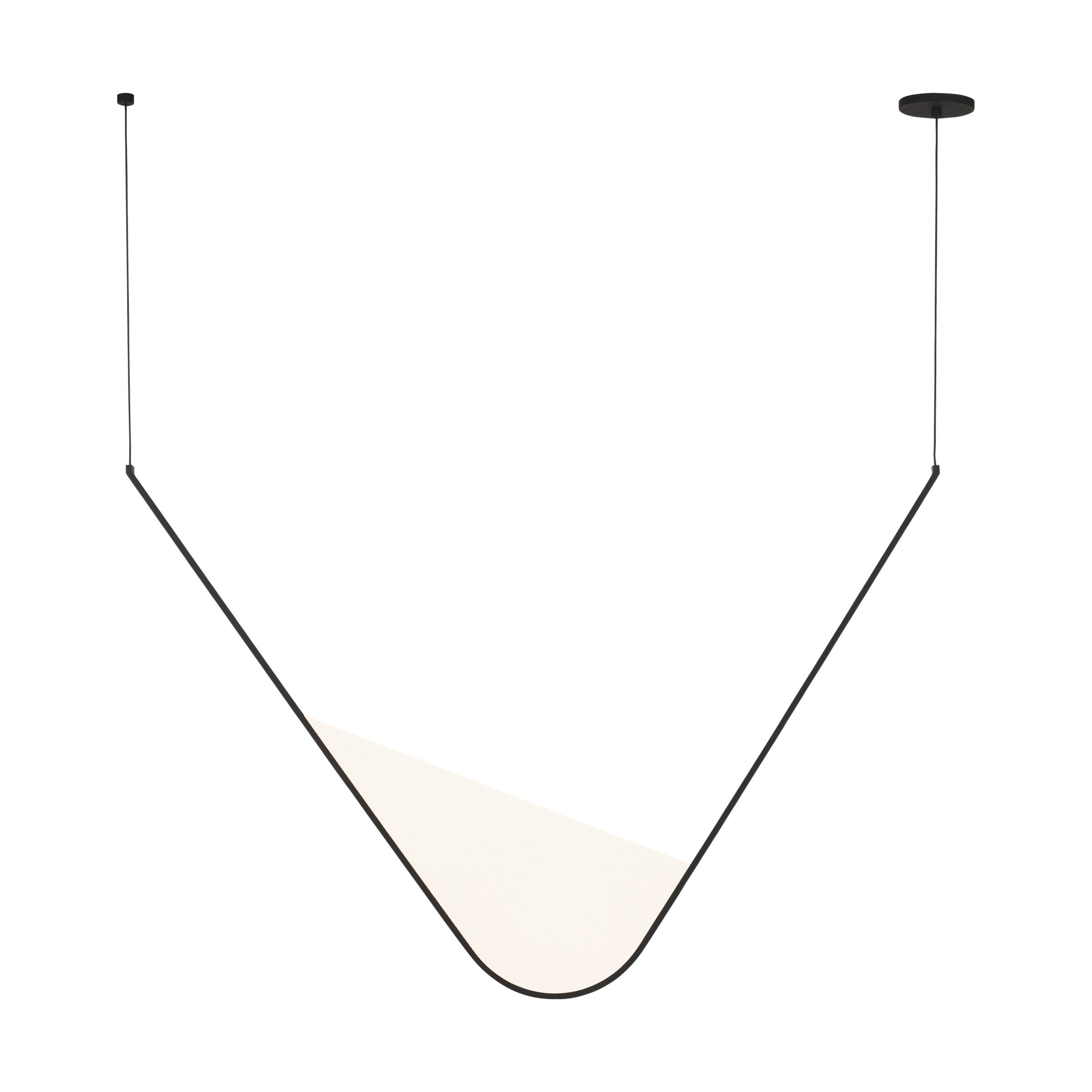 Visual Comfort Modern - SLCH835SCTB - LED Chandelier - Mizu - Nightshade Black