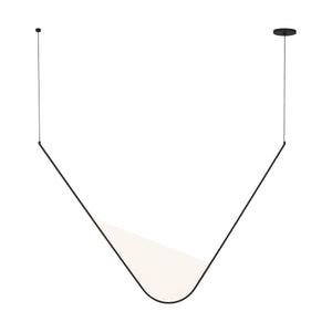 Visual Comfort Modern - SLCH835SCTB - LED Chandelier - Mizu - Nightshade Black