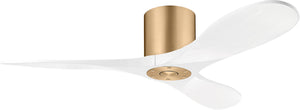 Visual Comfort Fan - 3MAVHSM44BBSRZW - 44" Ceiling Fan - Maverick - Burnished Brass