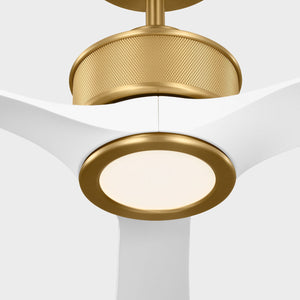 Visual Comfort Fan - 3RSESM52BBSRZWD - 52" Ceiling Fan - Reese - Burnished Brass