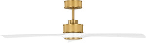 Visual Comfort Fan - 3RSESM52BBSRZWD - 52" Ceiling Fan - Reese - Burnished Brass