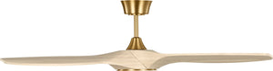 Visual Comfort Fan - 3SLNSM52BBSWWOD - 52" Ceiling Fan - Selen - Burnished Brass