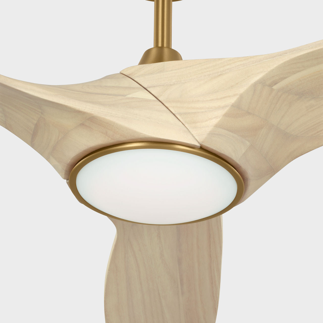Visual Comfort Fan - 3SLNSM60BBSWWOD - 60" Ceiling Fan - Selen - Burnished Brass