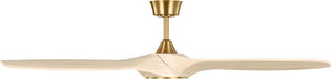 Visual Comfort Fan - 3SLNSM60BBSWWOD - 60" Ceiling Fan - Selen - Burnished Brass