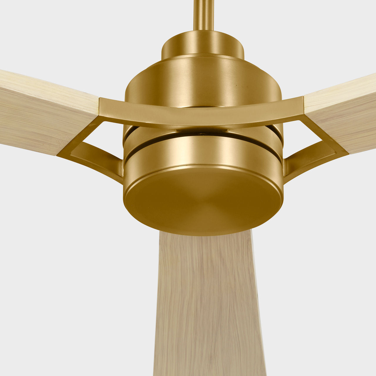 Visual Comfort Fan - 3TRLSM60BBSWWOD - 60" Ceiling Fan - Trillium - Burnished Brass