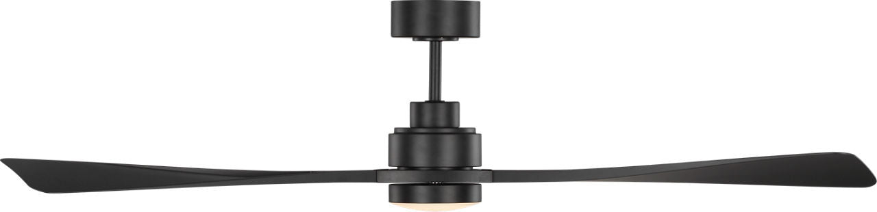 Visual Comfort Fan - 3TRLSM60MBKD - 60" Ceiling Fan - Trillium - Midnight Black