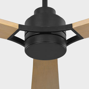 Visual Comfort Fan - 3TRLSM60MBKNHD - 60" Ceiling Fan - Trillium - Midnight Black