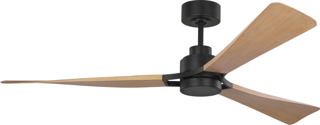 Visual Comfort Fan - 3TRLSM60MBKNHD - 60" Ceiling Fan - Trillium - Midnight Black