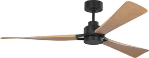 Visual Comfort Fan - 3TRLSM60MBKNHD - 60" Ceiling Fan - Trillium - Midnight Black