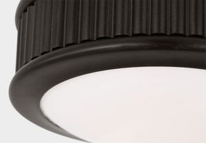 Visual Comfort Studio - PCF1001AI - LED Flush Mount - Ritz - Aged Iron | Aged Iron
