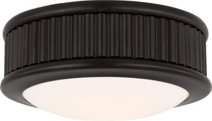 Visual Comfort Studio - PCF1001AI - LED Flush Mount - Ritz - Aged Iron | Aged Iron