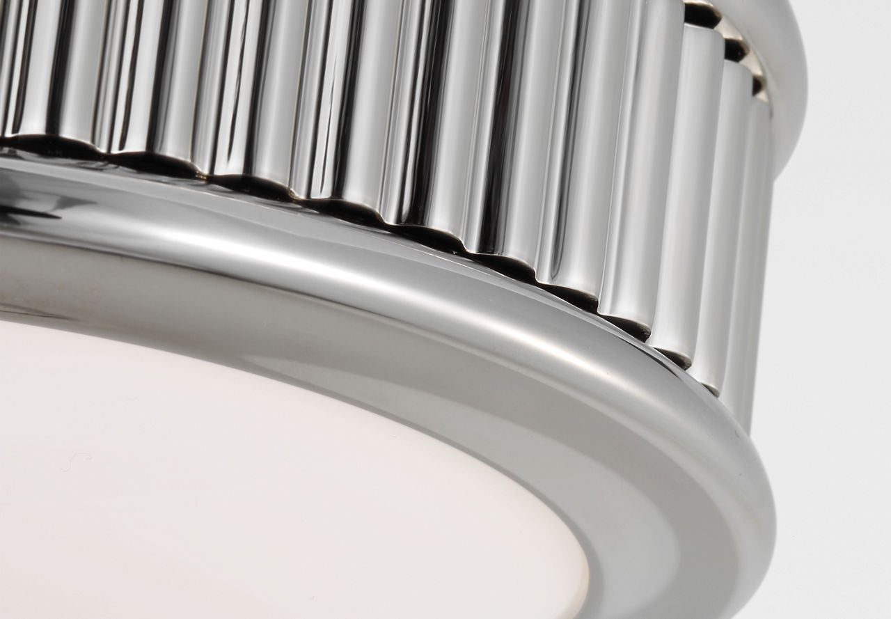 Visual Comfort Studio - PCF1001PN - LED Flush Mount - Ritz - Polished Nickel | Polished Nickel