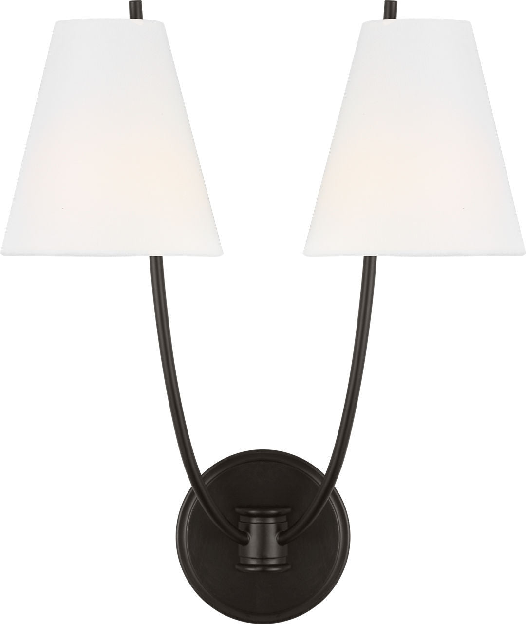 Visual Comfort Studio - CW1422AI - Two Light Wall Sconce - Marina - Aged Iron | Aged Iron