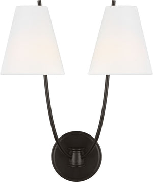 Visual Comfort Studio - CW1422AI - Two Light Wall Sconce - Marina - Aged Iron | Aged Iron