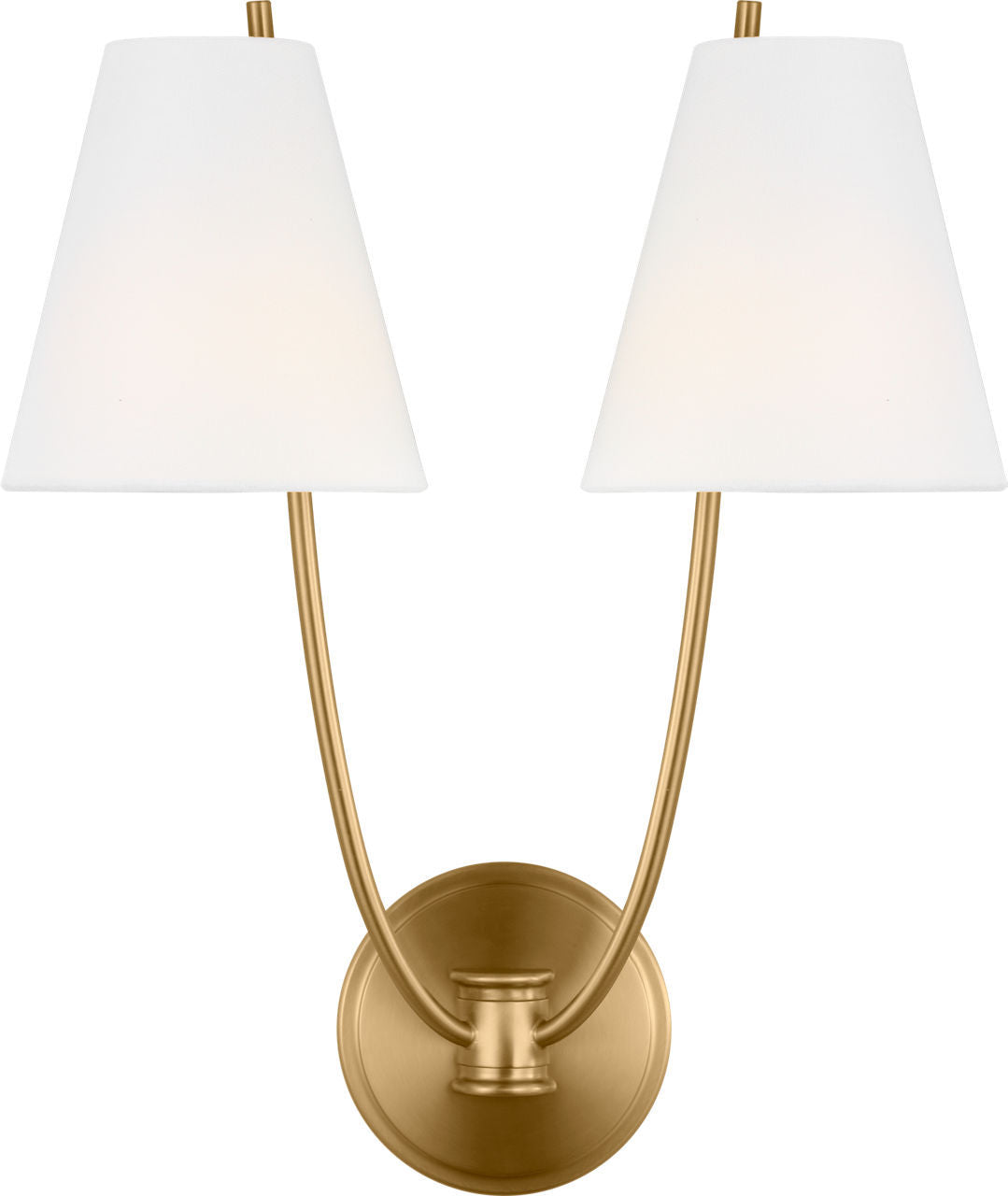Visual Comfort Studio - CW1422BBS - Two Light Wall Sconce - Marina - Burnished Brass | Burnished Brass