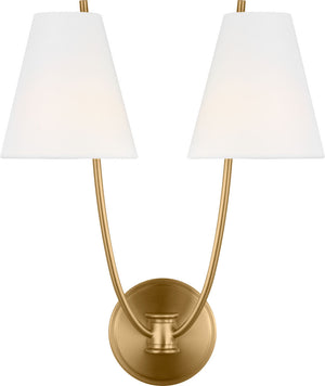 Visual Comfort Studio - CW1422BBS - Two Light Wall Sconce - Marina - Burnished Brass | Burnished Brass
