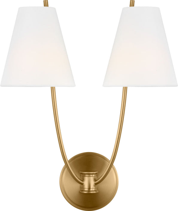 Visual Comfort Studio - CW1422BBS - Two Light Wall Sconce - Marina - Burnished Brass | Burnished Brass