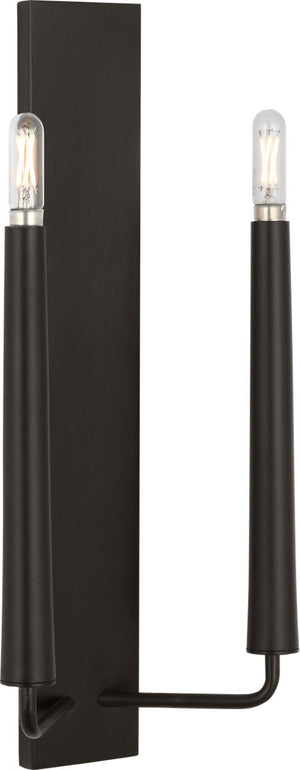 Visual Comfort Studio - EW1252AI - Two Light Wall Sconce - Lois - Aged Iron | Aged Iron