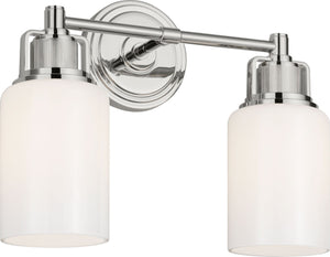 Visual Comfort Studio - CV1112PN - Two Light Bath - Ashford - Polished Nickel | Polished Nickel