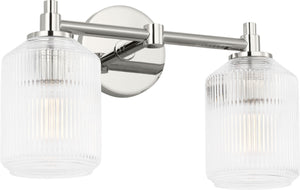 Visual Comfort Studio - CV1092PN - Two Light Bath - Barstow - Polished Nickel | Polished Nickel