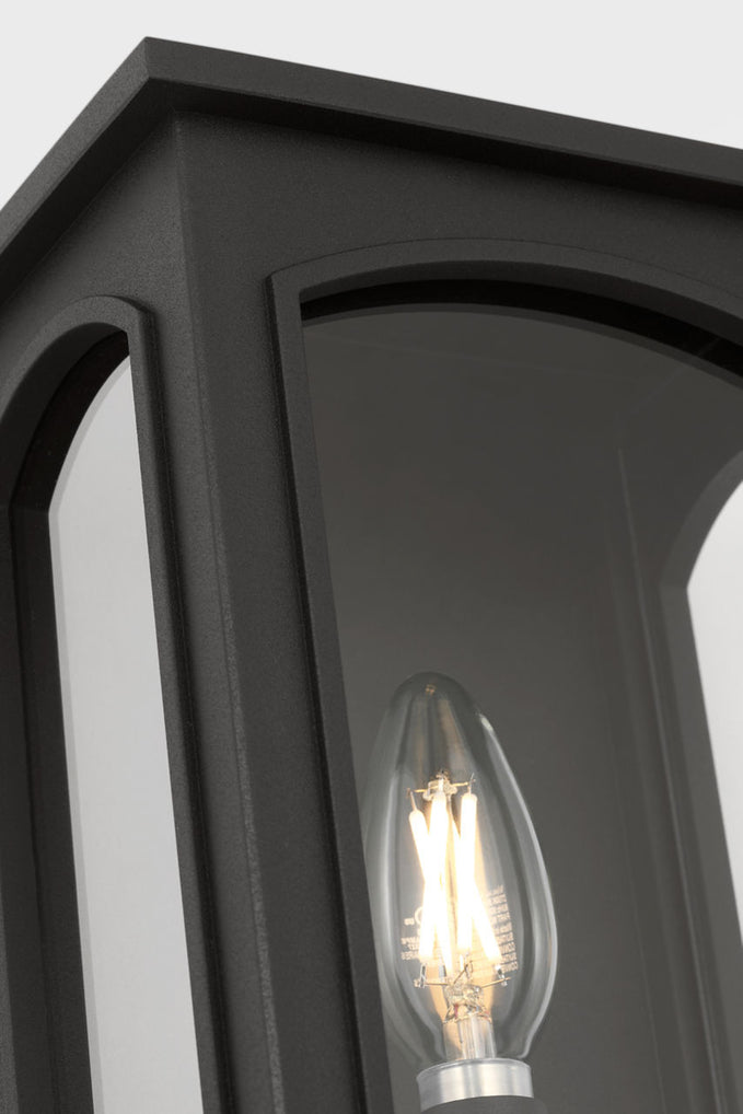 Visual Comfort Studio - CO1551TXB - One Light Wall Lantern - Modesto - Textured Black | Textured Black