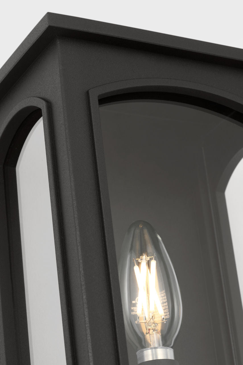 Visual Comfort Studio - CO1551TXB - One Light Wall Lantern - Modesto - Textured Black | Textured Black
