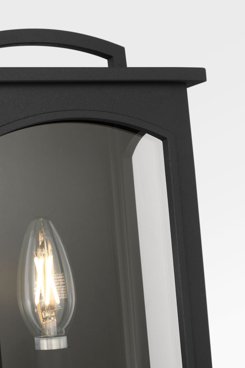 Visual Comfort Studio - CO1551TXB - One Light Wall Lantern - Modesto - Textured Black | Textured Black