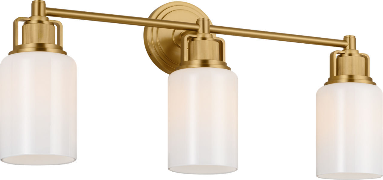 Visual Comfort Studio - CV1113BBS - Three Light Bath - Ashford - Burnished Brass | Burnished Brass